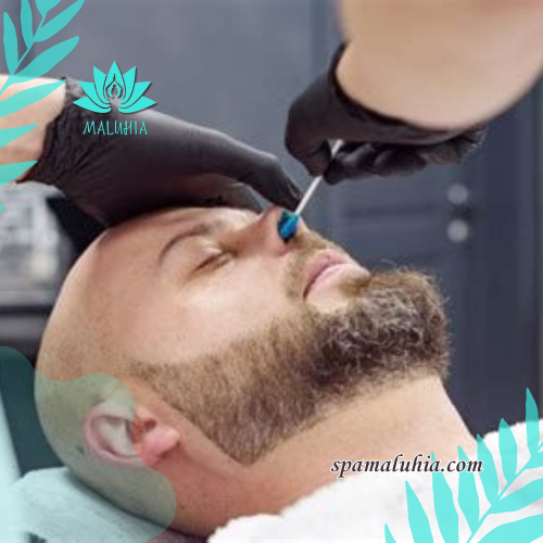 Depilación de nariz a domicilio - depilación cera e hilo - Maluhia SPA